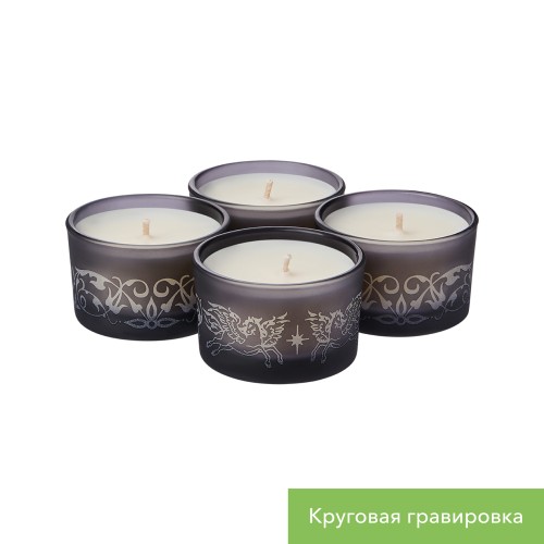 Набор ароматических свечей Сенто (Sento), зеленый