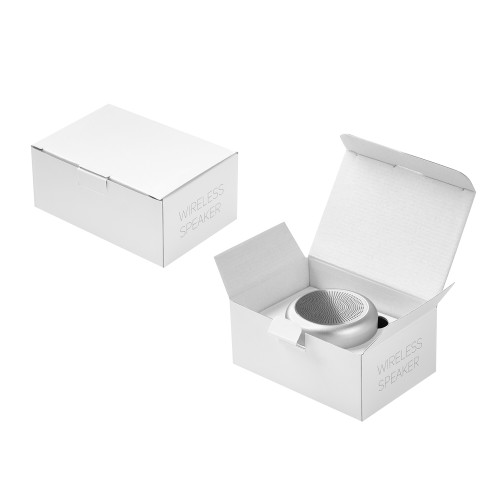 Беспроводная колонка Пассион (Passion) 80dB 600 mAh (Bluetooth 5.0), серебряная