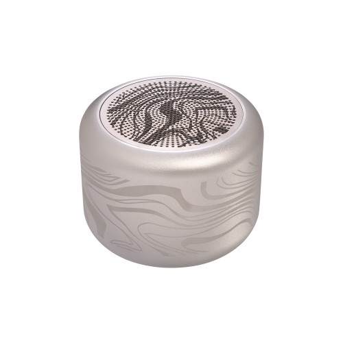 Беспроводная колонка Пассион (Passion) 80dB 600 mAh (Bluetooth 5.0), серебряная