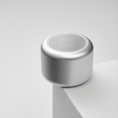 Беспроводная колонка Пассион (Passion) 80dB 600 mAh (Bluetooth 5.0), серебряная