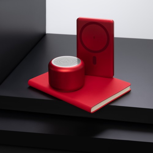 Беспроводная колонка Пассион (Passion) 80dB 600 mAh (Bluetooth 5.0), красная