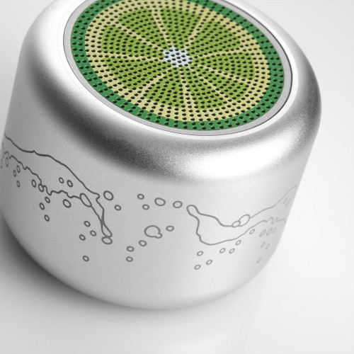 Беспроводная колонка Пассион (Passion) 80dB 600 mAh (Bluetooth 5.0), серебряная