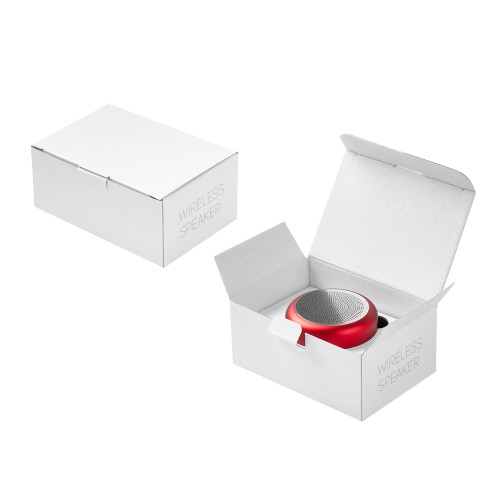 Беспроводная колонка Пассион (Passion) 80dB 600 mAh (Bluetooth 5.0), красная