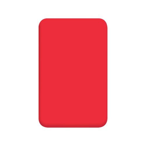 Внешний аккумулятор Ларго PD (Largo PD) 5000mAh с функцией беспроводной зарядки 15W, красный