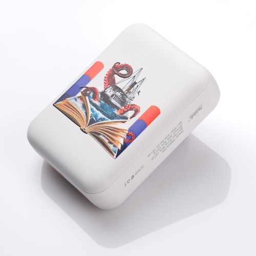 Внешний аккумулятор с функцией быстрой зарядки Формула (Formula) 10000 mAh, белый