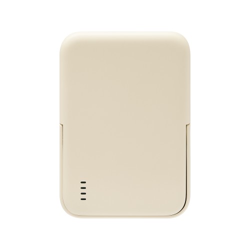 Внешний аккумулятор Юнион PD (Union PD) 10000mAh с функцией беспроводной зарядки 15W, бежевый