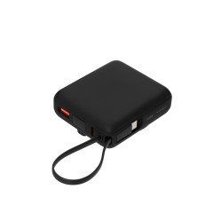 Внешний аккумулятор с подсветкой Риттер PD (Ritter PD) 10000mAh с функцией беспроводной зарядки 15W, черный