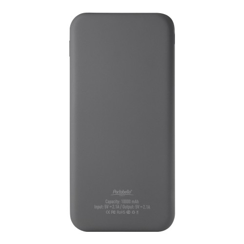 Внешний аккумулятор с подсветкой Люче (Luce) 10000 mAh, серый