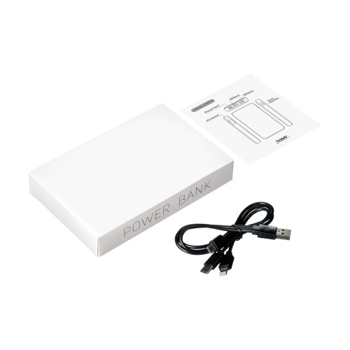 Внешний аккумулятор с подсветкой Анкор (Ancor) 5000 mAh, фиолетовый