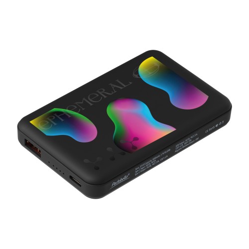 Внешний аккумулятор Ларго PD (Largo PD) 5000mAh с функцией беспроводной зарядки 15W, черный