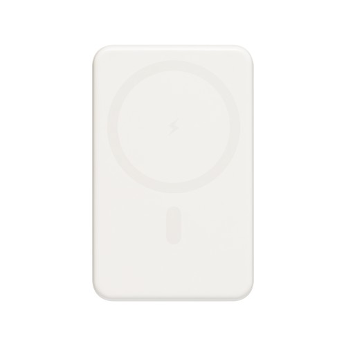 Внешний аккумулятор Ларго PD (Largo PD) 5000mAh с функцией беспроводной зарядки 15W, белый