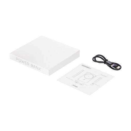 Внешний аккумулятор Ларго PD (Largo PD) 5000mAh с функцией беспроводной зарядки 15W, черный