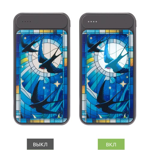 Внешний аккумулятор Старлайт Плюс НЕО (Starlight Plus NEO) 10000 mAh, серый