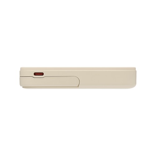 Внешний аккумулятор Юнион PD (Union PD) 10000mAh с функцией беспроводной зарядки 15W, бежевый