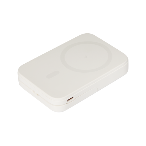 Внешний аккумулятор Юнион PD (Union PD) 10000mAh с функцией беспроводной зарядки 15W, белый