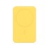 Внешний аккумулятор Ларго PD (Largo PD) 5000mAh с функцией беспроводной зарядки 15W, желтый