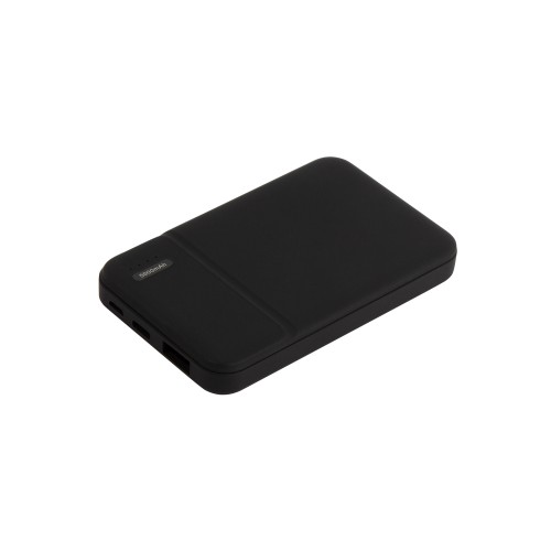 Внешний аккумулятор с подсветкой Скайлайн (Skyline), 5000 mAh, черный