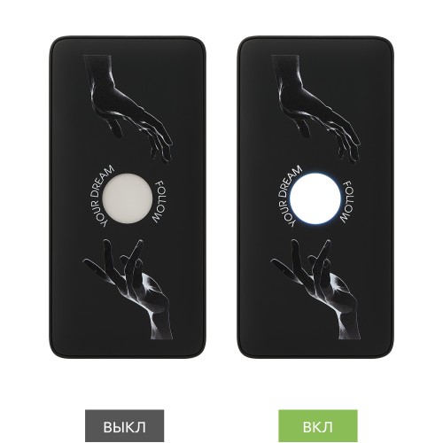 Внешний аккумулятор с подсветкой Анкор Плюс PD (Ancor PD Plus) 20000 mAh, черный