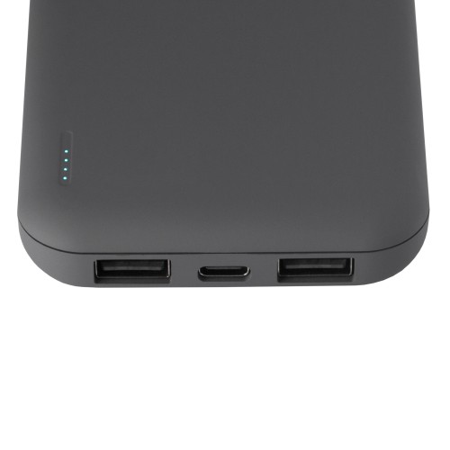 Внешний аккумулятор с подсветкой Люче (Luce) 10000 mAh, серый
