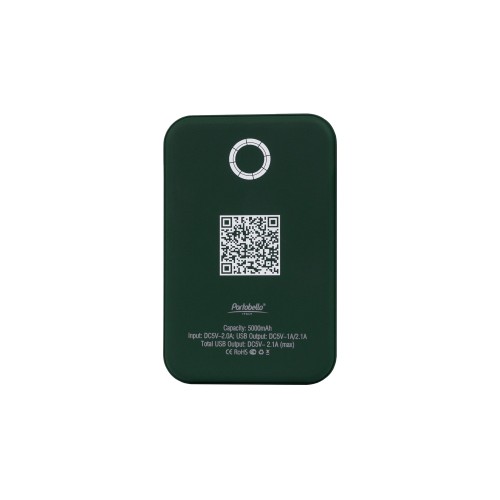 Внешний аккумулятор с подсветкой Старлайт PB (Starlight PB) 5000 mAh, зеленый