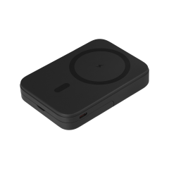 Внешний аккумулятор Юнион PD (Union PD) 10000mAh с функцией беспроводной зарядки 15W, черный