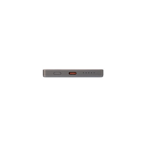 Внешний аккумулятор Оникс PD (Onyx PD) 5000mAh с функцией беспроводной зарядки 15W, серый