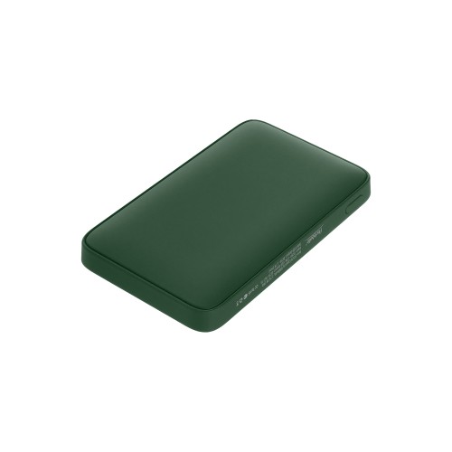 Внешний аккумулятор с подсветкой Анкор (Ancor) 5000 mAh, зеленый