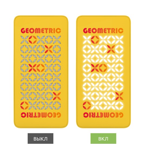 Внешний аккумулятор с подсветкой Анкор Плюс PD (Ancor PD Plus) 10000 mAh, желтый