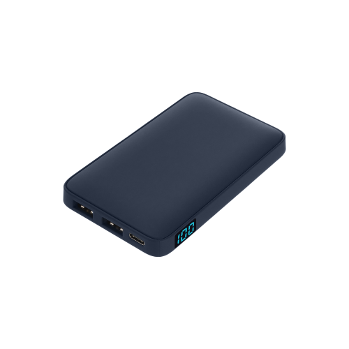 Внешний аккумулятор с подсветкой Ancor 5000 mAh, синий