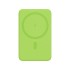 Внешний аккумулятор Ларго PD (Largo PD) 5000mAh с функцией беспроводной зарядки 15W, салатовый