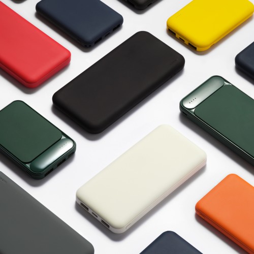 Внешний аккумулятор с подсветкой Люче (Luce) 10000 mAh, черный