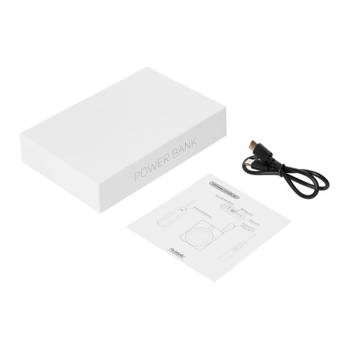 Внешний аккумулятор с подсветкой Риттер PD (Ritter PD) 10000mAh с функцией беспроводной зарядки 15W, черный