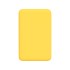 Внешний аккумулятор Ларго PD (Largo PD) 5000mAh с функцией беспроводной зарядки 15W, желтый