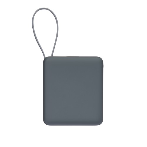 Внешний аккумулятор с подсветкой Риттер PD (Ritter PD) 10000mAh с функцией беспроводной зарядки 15W, серый