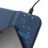 Коврик для мыши с беспроводным зарядным устройством 15W Онор (Honor), синий