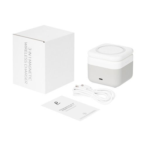 Беспроводная зарядная станция 3в1 15W Куб (Cube Wireless Magnetic)