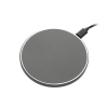 Беспроводное зарядное устройство с подсветкой 15W Auris, серое Беспроводное зарядное устройство с подсветкой 15W Auris, серое