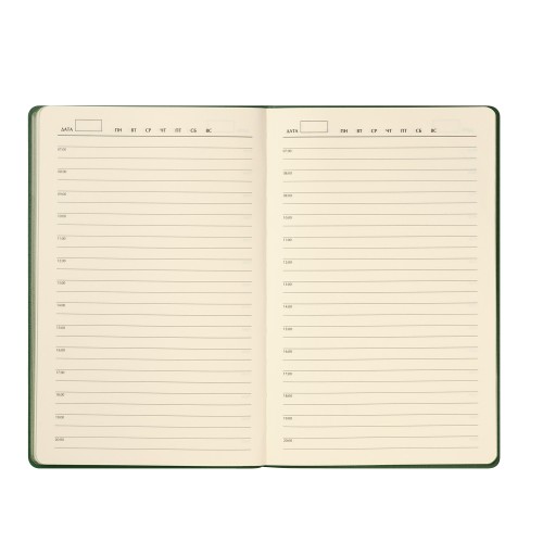 Ежедневник Rain недатированный, зеленый