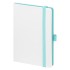 Ежедневник Arctic недатированный, белый/бирюзовый