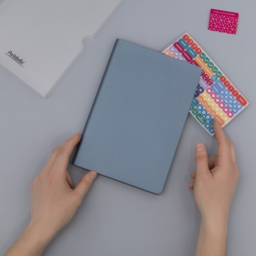 Ежедневник Moon river недатированный, бургунди