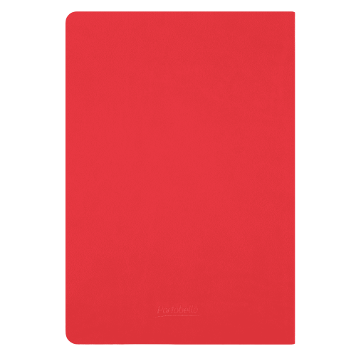 Ежедневник Latte soft touch недатированный, красный