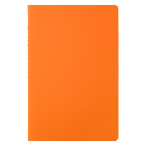 Блокнот Alpha slim, оранжевый