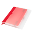 Ежедневник Alpha недатированный, красный/серый