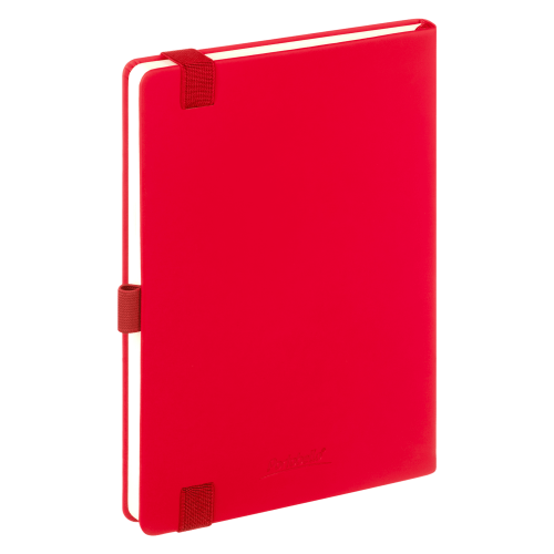 Ежедневник Alpha недатированный, красный/серый