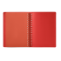 Ежедневник Vista недатированный, черный/красный