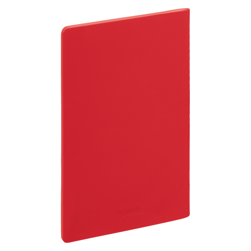 Блокнот Alpha slim, красный