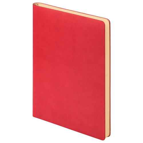 Ежедневник Latte NEW недатированный, красный/бежевый (без упаковки, без стикера)