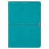 Ежедневник In Velour недатированный, бирюзовый