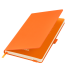 Ежедневник Alpha недатированный, оранжевый/оранжевый