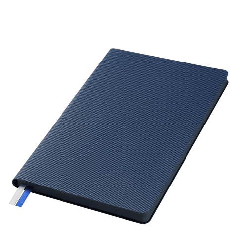 Ежедневник Rain недатированный, синий (без упаковки, без стикера)